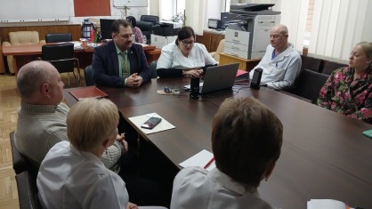 Онлайн-встречу на базе Брестского областного противотуберкулезного диспансера провел Николай Скаскевич